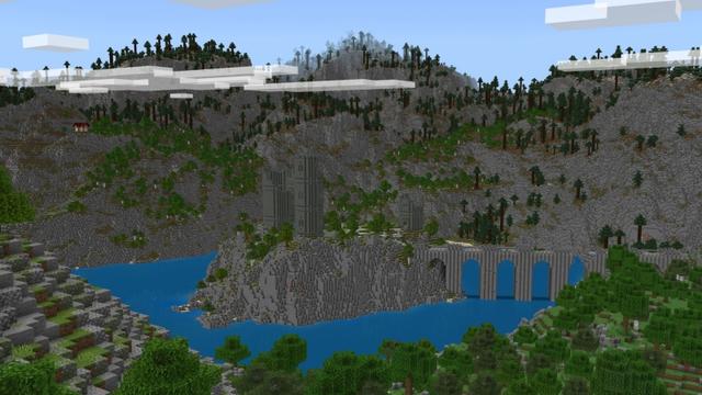 Screenshot of the Minecraft Bedrock Marketplace product Lucky Blocks! created by Fall Studios.