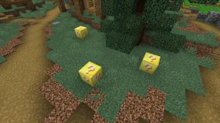 Screenshot of the Minecraft Bedrock Marketplace product Lucky Blocks Adventure created by Fall Studios.