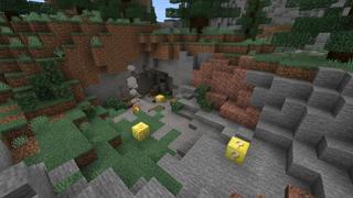 Screenshot of the Minecraft Bedrock Marketplace product Lucky Blocks Adventure created by Fall Studios.