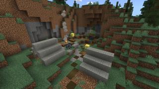 Screenshot of the Minecraft Bedrock Marketplace product Lucky Blocks Adventure created by Fall Studios.