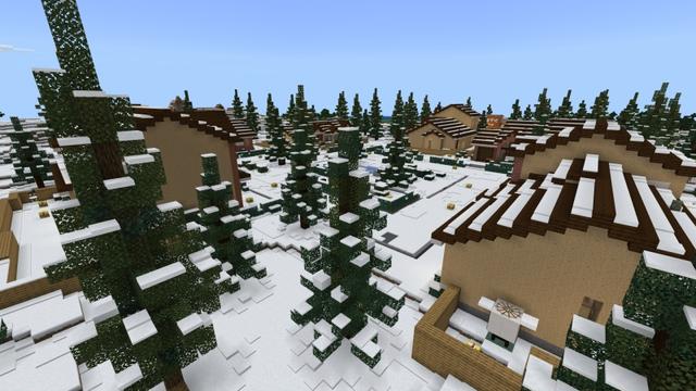 Screenshot of the Minecraft Bedrock Marketplace product Lucky Blocks Presents created by Fall Studios.