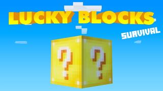 Thumbnail of the Minecraft Bedrock Marketplace product Lucky Blocks Survival created by Fall Studios.