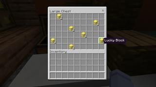 Screenshot of the Minecraft Bedrock Marketplace product Lucky Blocks Winter created by Fall Studios.