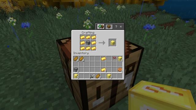Screenshot of the Minecraft Bedrock Marketplace product Lucky Blocks created by Fall Studios.
