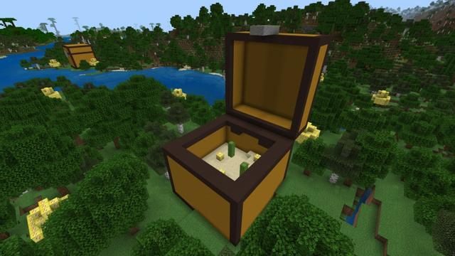 Screenshot of the Minecraft Bedrock Marketplace product Lucky Chests created by Fall Studios.