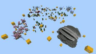 Screenshot of the Minecraft Bedrock Marketplace product Lucky Sky Block created by Fall Studios.