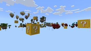Screenshot of the Minecraft Bedrock Marketplace product Lucky Sky Block created by Fall Studios.