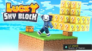 Thumbnail of the Minecraft Bedrock Marketplace product Bloco Céu da Sorte created by Fall Studios.