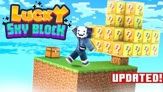Thumbnail of the Minecraft Bedrock Marketplace product Lucky Sky Block created by Fall Studios.