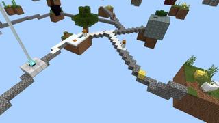 Screenshot of the Minecraft Bedrock Marketplace product Lucky Skyblock Challenge created by Fall Studios.