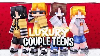 Thumbnail of the Minecraft Bedrock Marketplace product Luxury Couple Teens created by Fall Studios.