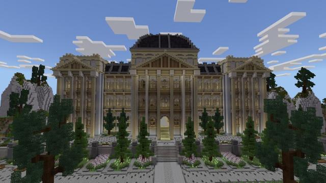 Screenshot of the Minecraft Bedrock Marketplace product Luxury Grand Palace created by Fall Studios.