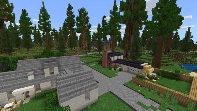 Screenshot of the Minecraft Bedrock Marketplace product Luxury Mansion created by Fall Studios.
