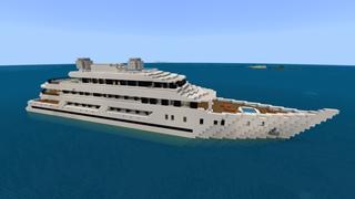 Screenshot of the Minecraft Bedrock Marketplace product Luxusyacht created by Fall Studios.