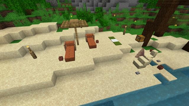 Screenshot of the Minecraft Bedrock Marketplace product Luxury Yacht created by Fall Studios.