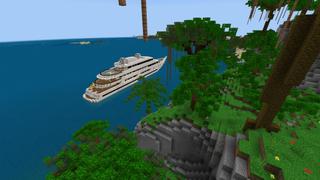 Screenshot of the Minecraft Bedrock Marketplace product Luxusyacht created by Fall Studios.