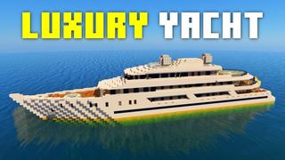 Thumbnail of the Minecraft Bedrock Marketplace product Luxury Yacht created by Fall Studios.