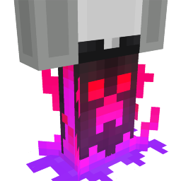 Thumbnail of the Minecraft Bedrock Marketplace product Magenta Creeper Glow Fire Ground Jeans created by Fall Studios.