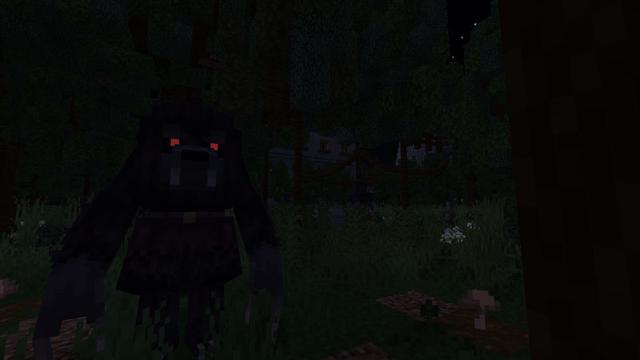 Screenshot of the Minecraft Bedrock Marketplace product Mansion of Horrors! created by Fall Studios.