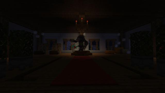 Screenshot of the Minecraft Bedrock Marketplace product Mansion of Horrors! created by Fall Studios.