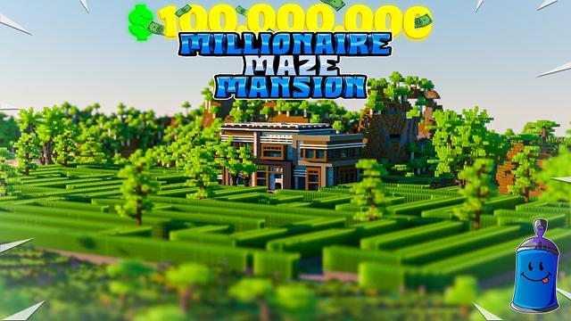 Thumbnail of the Minecraft Bedrock Marketplace product Maze Millionaire Mansion created by Fall Studios.