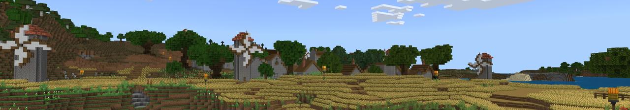 Panorama of the Minecraft Bedrock Marketplace product Medieval Roleplay created by Fall Studios.
