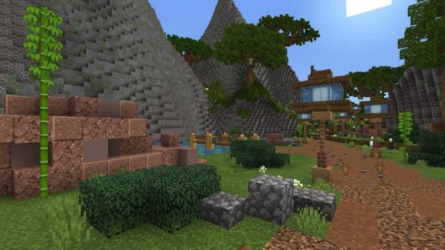 Screenshot of the Minecraft Bedrock Marketplace product Medieval Village created by Fall Studios.