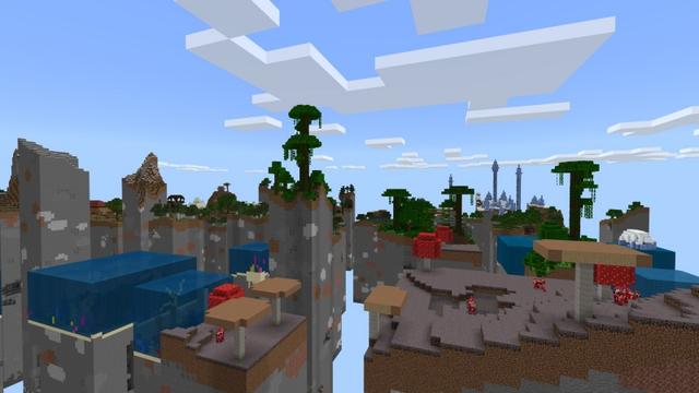 Screenshot of the Minecraft Bedrock Marketplace product Mega Chunk Challenge created by Fall Studios.