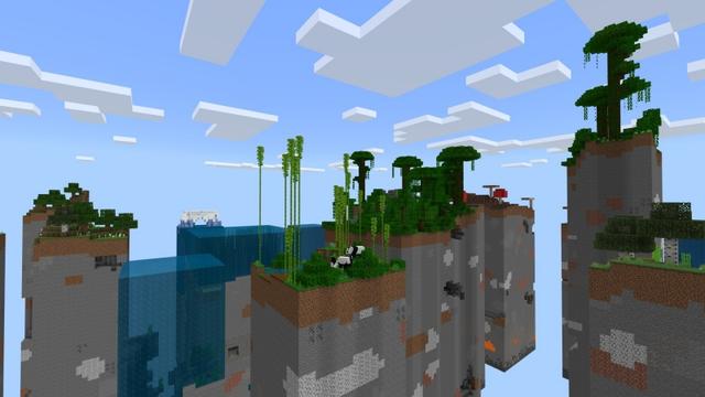Screenshot of the Minecraft Bedrock Marketplace product Mega Chunk Challenge created by Fall Studios.