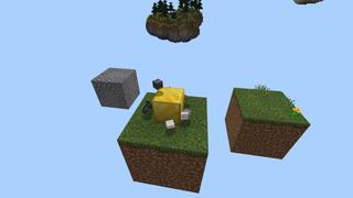 Screenshot of the Minecraft Bedrock Marketplace product Mega One Block created by Fall Studios.