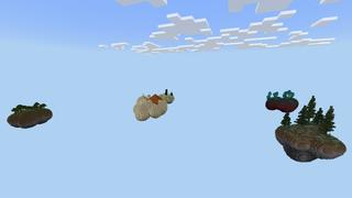 Screenshot of the Minecraft Bedrock Marketplace product Mega One Block created by Fall Studios.