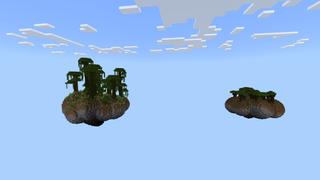 Screenshot of the Minecraft Bedrock Marketplace product Mega One Block created by Fall Studios.