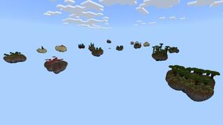 Screenshot of the Minecraft Bedrock Marketplace product Mega One Block created by Fall Studios.