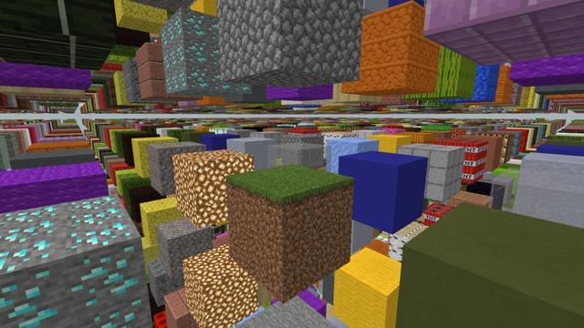 Screenshot of the Minecraft Bedrock Marketplace product Mega Sky Grid created by Fall Studios.