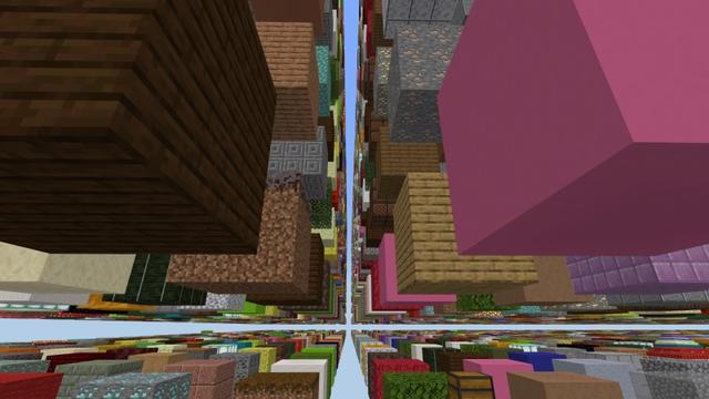 Screenshot of the Minecraft Bedrock Marketplace product Mega Sky Grid created by Fall Studios.