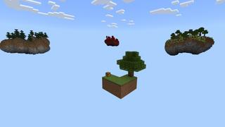 Screenshot of the Minecraft Bedrock Marketplace product Mega Skyblock Challenge created by Fall Studios.