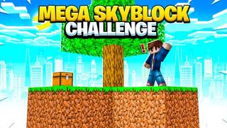 Thumbnail of the Minecraft Bedrock Marketplace product Mega Skyblock Challenge created by Fall Studios.