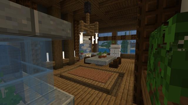 Screenshot of the Minecraft Bedrock Marketplace product Millionaire Beach Mansion created by Fall Studios.