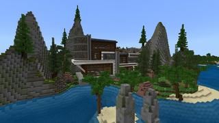 Screenshot of the Minecraft Bedrock Marketplace product Millionaire Dream Mansion created by Fall Studios.