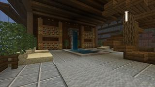 Screenshot of the Minecraft Bedrock Marketplace product Millionaire Dream Mansion created by Fall Studios.