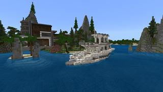 Screenshot of the Minecraft Bedrock Marketplace product Millionaire Dream Mansion created by Fall Studios.