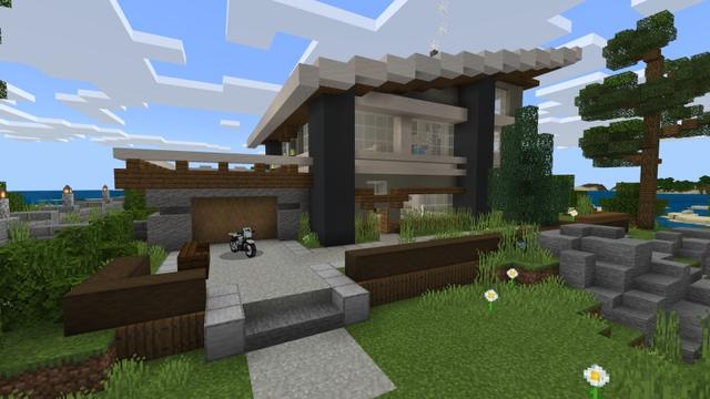Screenshot of the Minecraft Bedrock Marketplace product Millionaire Mansion created by Fall Studios.