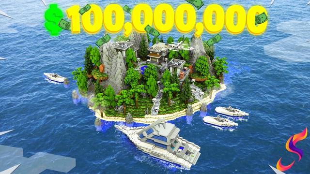 Thumbnail of the Minecraft Bedrock Marketplace product Ilha Privada do Milionário created by Fall Studios.