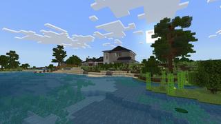 Screenshot of the Minecraft Bedrock Marketplace product Millionaire Retreat created by Fall Studios.