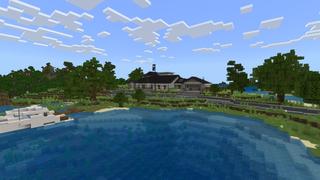 Screenshot of the Minecraft Bedrock Marketplace product Millionaire Retreat created by Fall Studios.