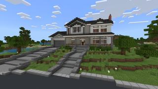 Screenshot of the Minecraft Bedrock Marketplace product Millionaire Retreat created by Fall Studios.