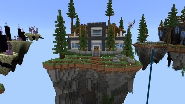 Screenshot of the Minecraft Bedrock Marketplace product Millionär Skyblock created by Fall Studios.