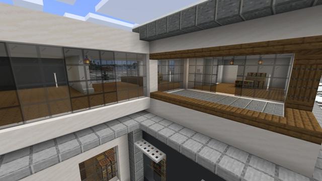 Screenshot of the Minecraft Bedrock Marketplace product Millionaire Winter Mansion created by Fall Studios.