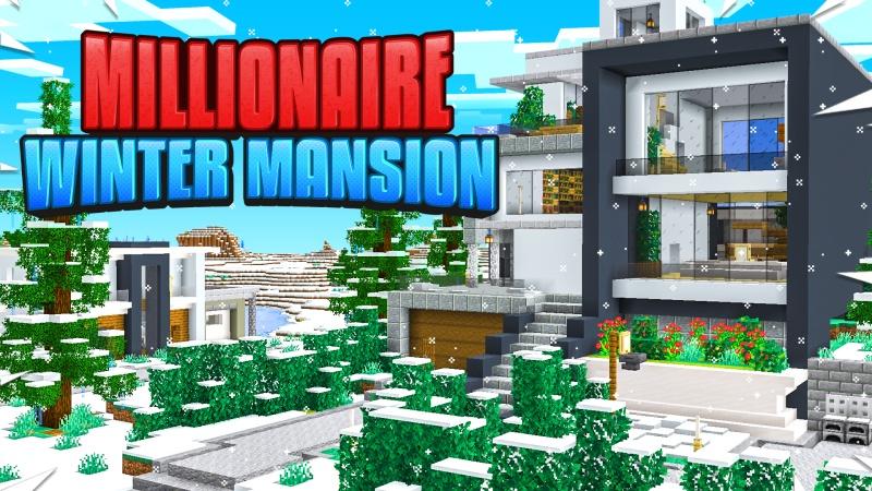 Millionaire Winter Mansion by Fall Studios | CHUNK - Minecraft Bedrock ...