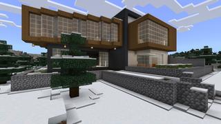 Screenshot of the Minecraft Bedrock Marketplace product Millionaire Winter Mansions created by Fall Studios.